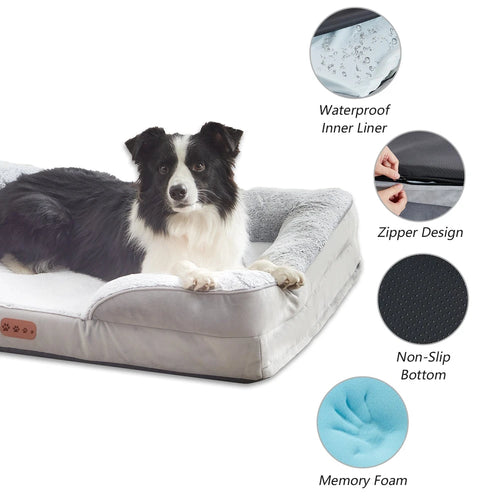 Cama ergonómica de espuma removible